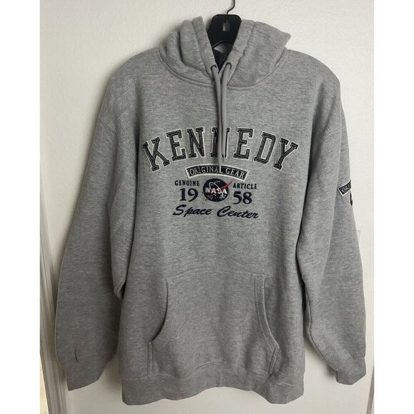 Prairie Mountain Kennedy Space Center NASA Genuine Issue Hoodie Grey Sz XL - Picture 4 of 16